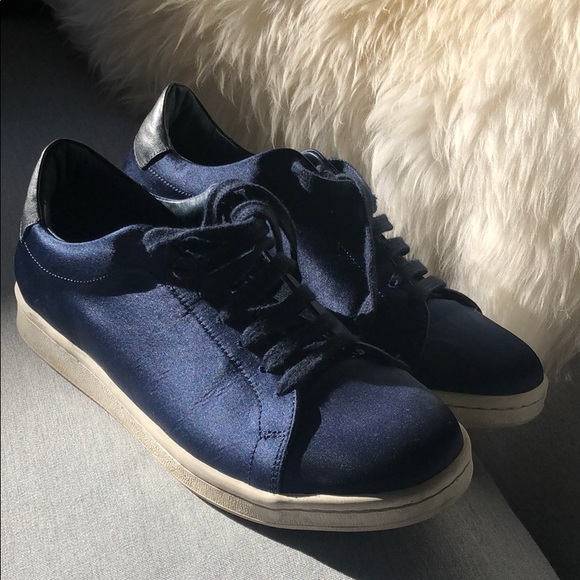 IRIS&INK Shoes - Iris & Ink hardly worn silk blue sneakers.